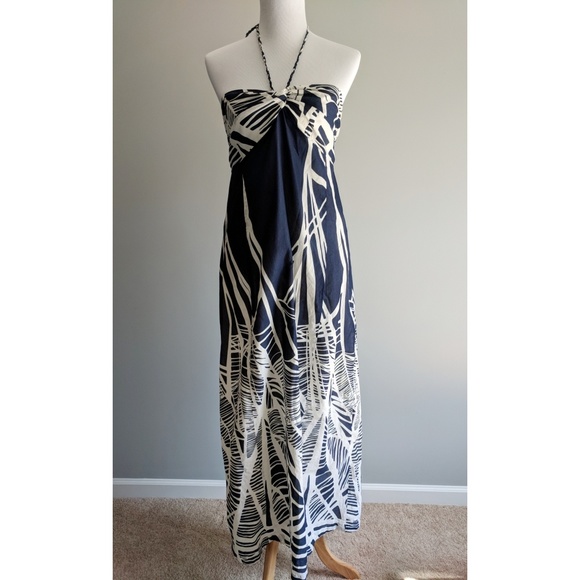 LOFT Dresses & Skirts - LOFT Tropical Botanical print petite maxi dress 12